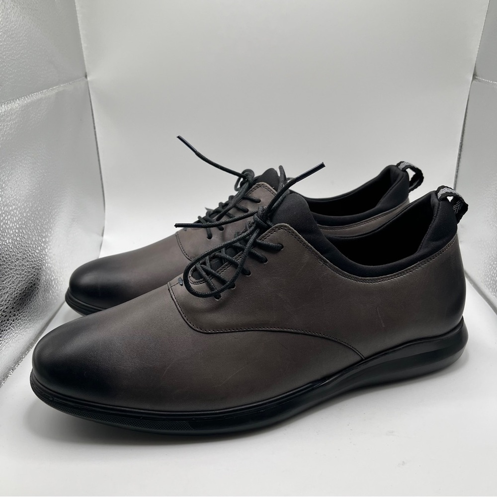 NWT Thomas & Vine Men's Hyde Dress Shoe grey & black comfort slip in size 12